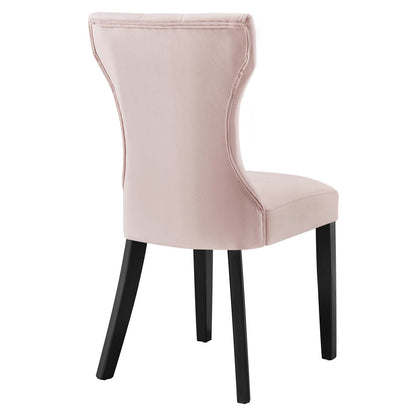 Shiela Performance Velvet Dining Chairs - Set of 2