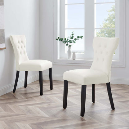 Shiela Performance Velvet Dining Chairs - Set of 2