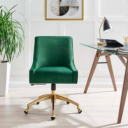 Deissa Performance Velvet Office Chair