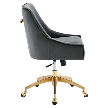 Deissa Performance Velvet Office Chair