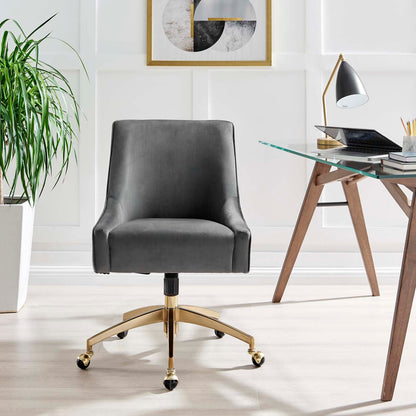 Deissa Performance Velvet Office Chair