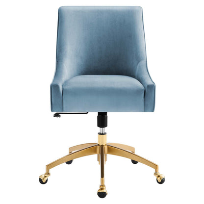 Deissa Performance Velvet Office Chair