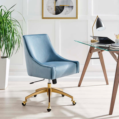 Deissa Performance Velvet Office Chair