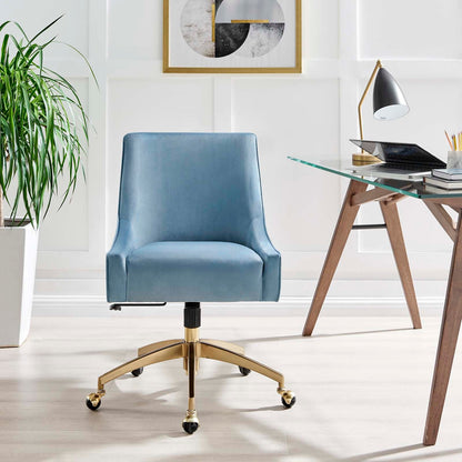 Deissa Performance Velvet Office Chair