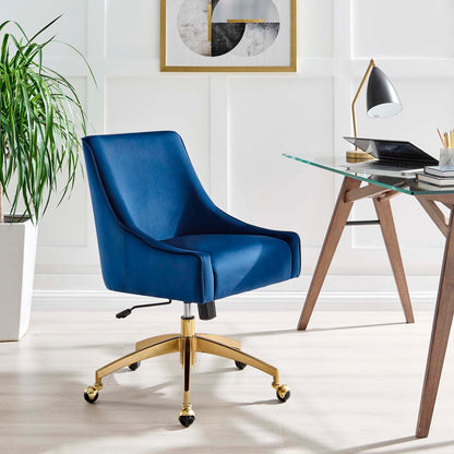 Deissa Performance Velvet Office Chair