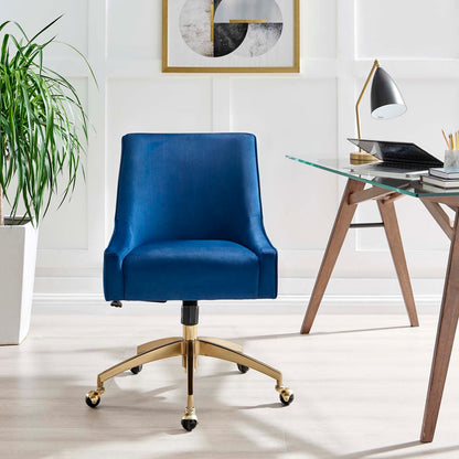 Deissa Performance Velvet Office Chair