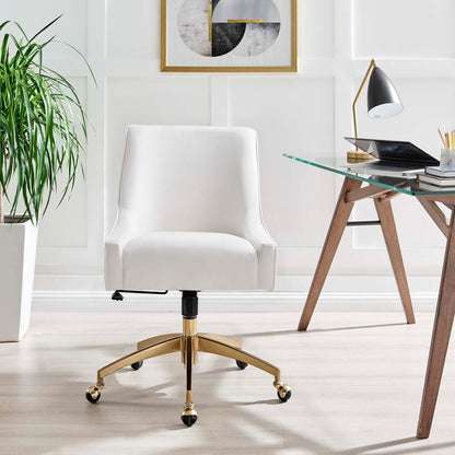 Deissa Performance Velvet Office Chair