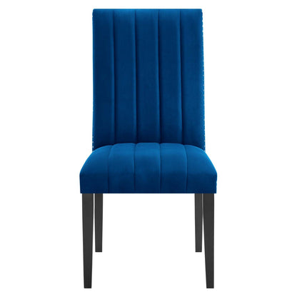 Weaver Performance Velvet Dining Side Chairs - Set of 2