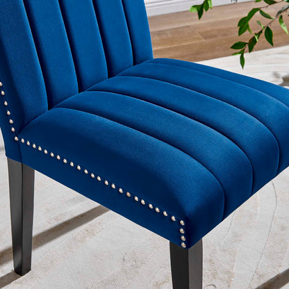 Weaver Performance Velvet Dining Side Chairs - Set of 2