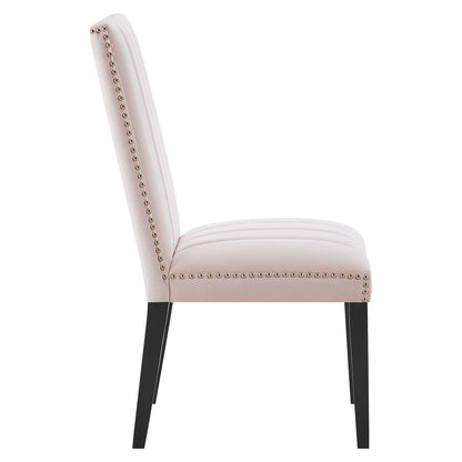 Weaver Performance Velvet Dining Side Chairs - Set of 2