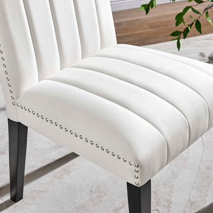 Weaver Performance Velvet Dining Side Chairs - Set of 2