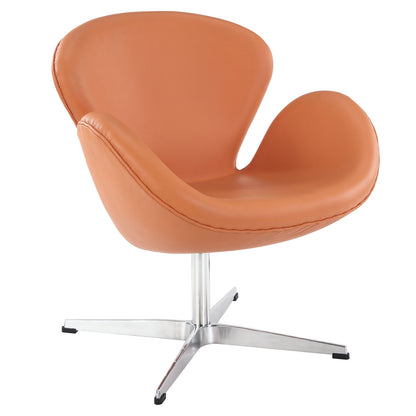 WING LEATHER LOUNGE CHAIR - living-essentials