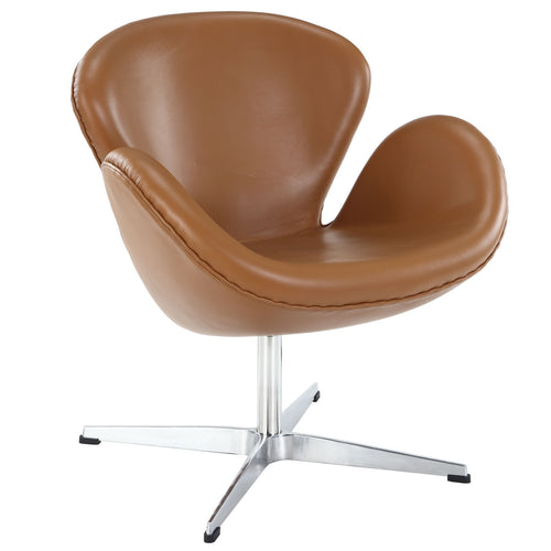 WING LEATHER LOUNGE CHAIR - living-essentials
