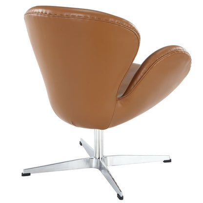 WING LEATHER LOUNGE CHAIR - living-essentials