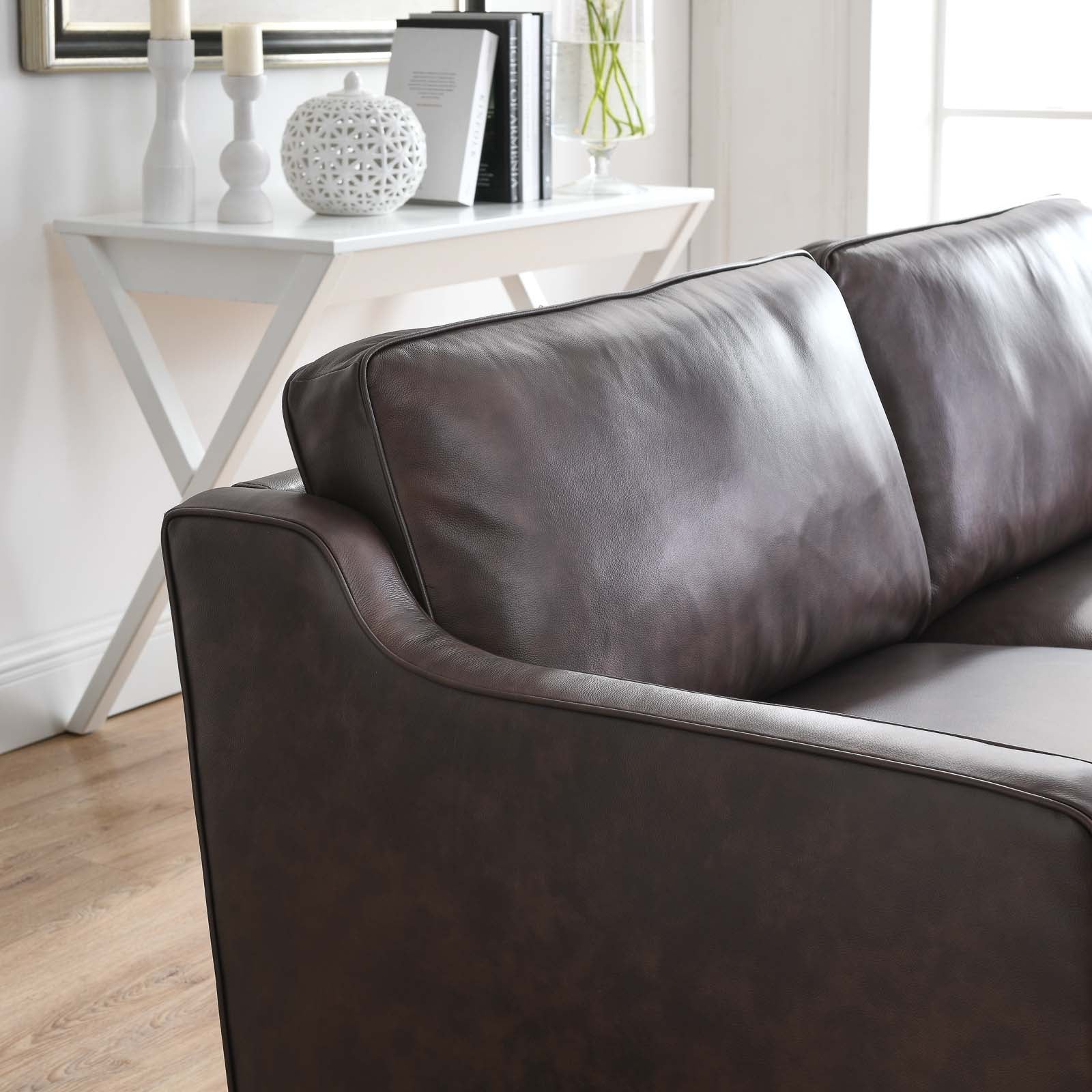 Candice Genuine Leather Sofa