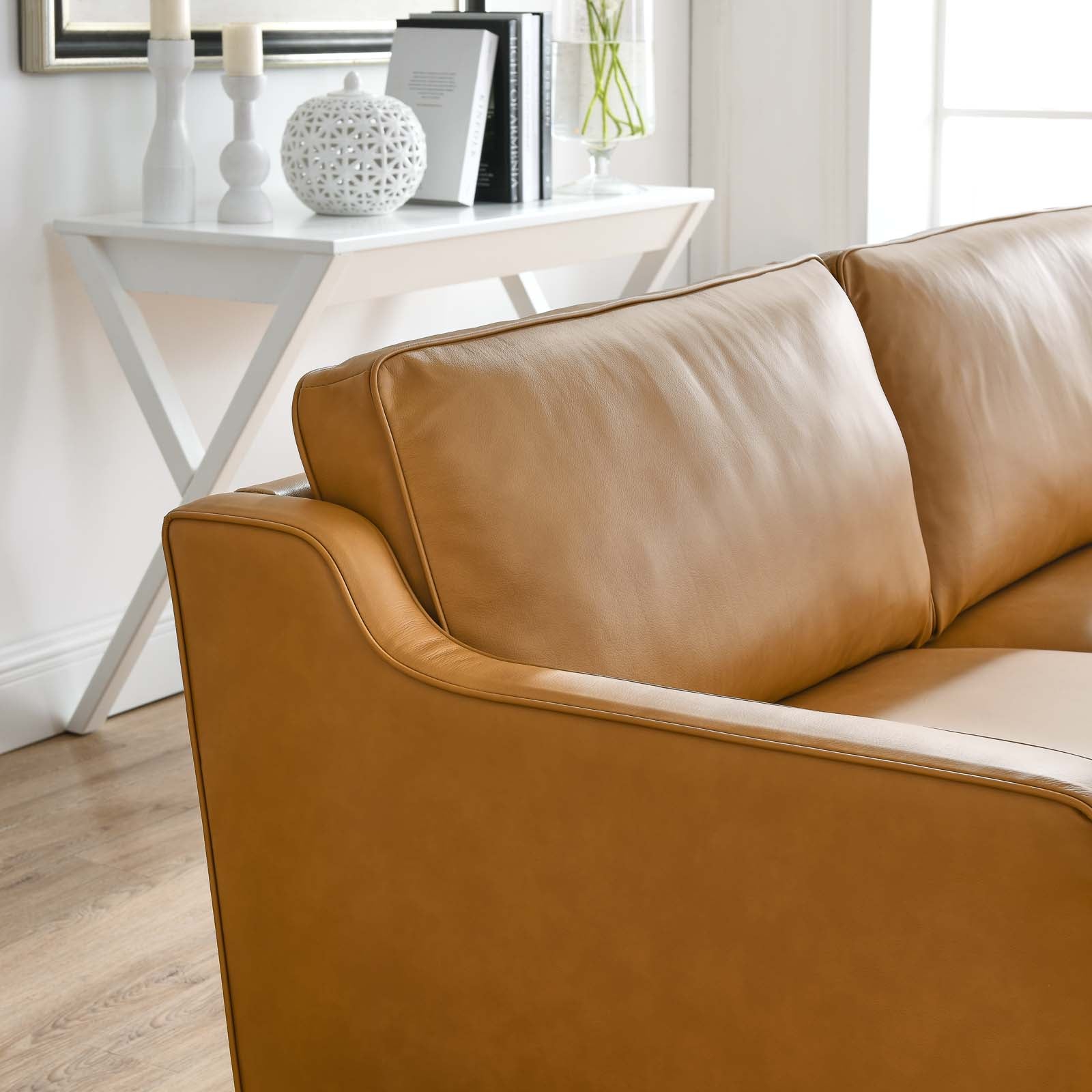 Candice Genuine Leather Sofa