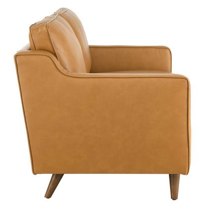 Candice Genuine Leather Loveseat