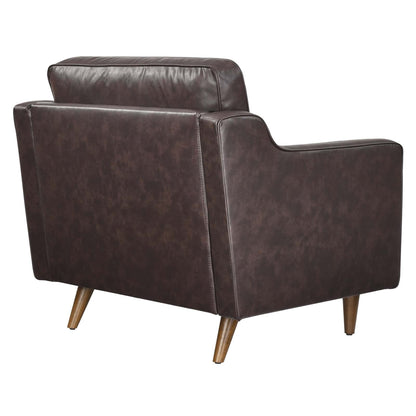 Candice Genuine Leather Armchair