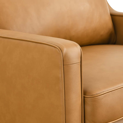 Candice Genuine Leather Armchair