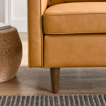 Candice Genuine Leather Armchair