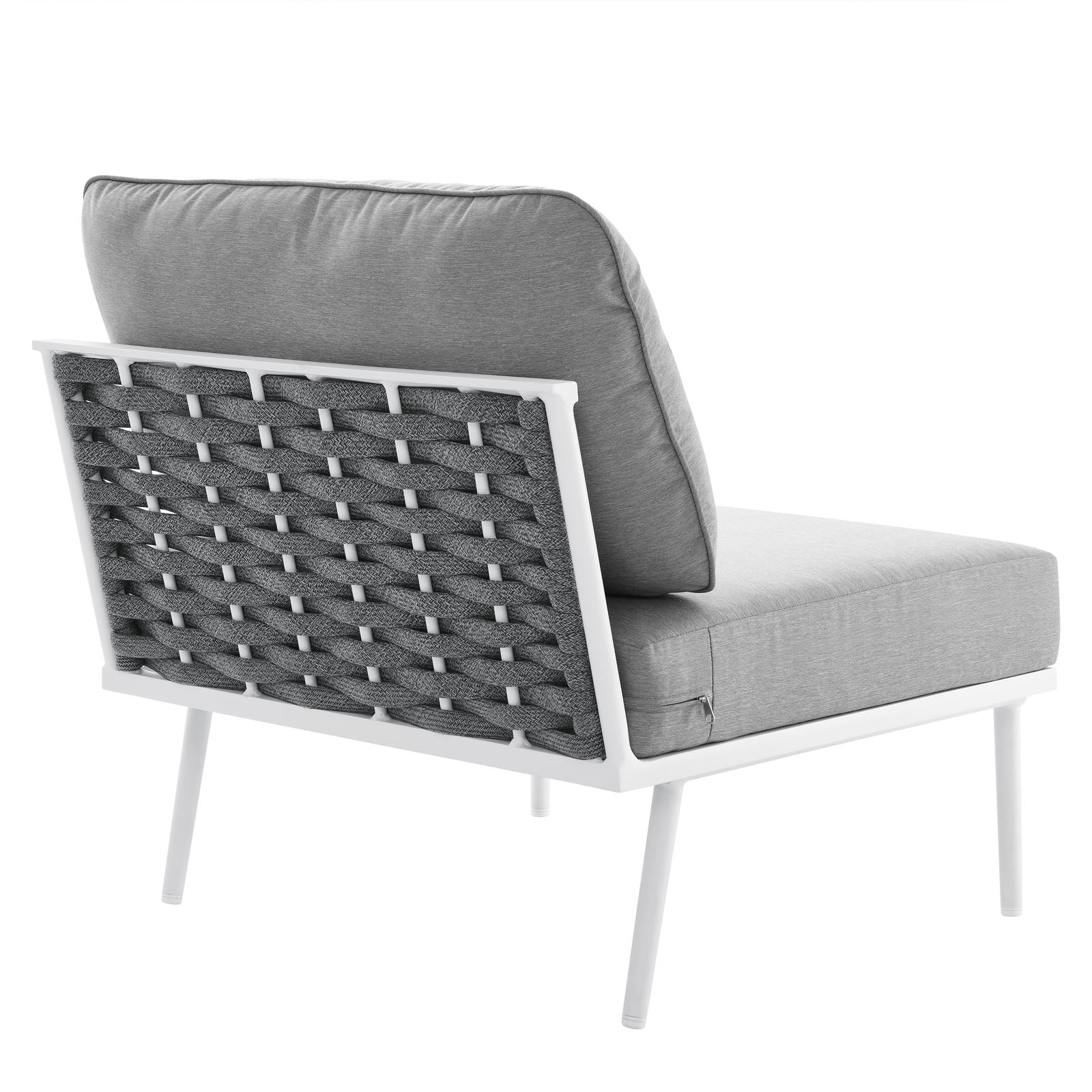 Hanna Outdoor Patio Aluminum Armless Chair