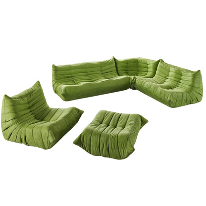 Togo style 5 Piece Modular Sofa - living-essentials