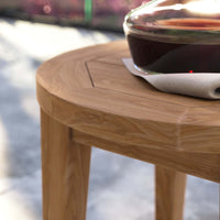 Brisban Teak Wood Outdoor Patio Side Table