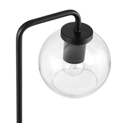 Shiloh Glass Globe and Metal Table Lamp