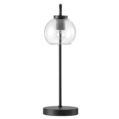 Shiloh Glass Globe and Metal Table Lamp