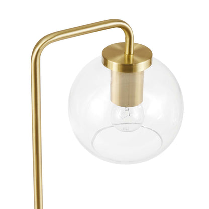 Shiloh Glass Globe and Metal Table Lamp