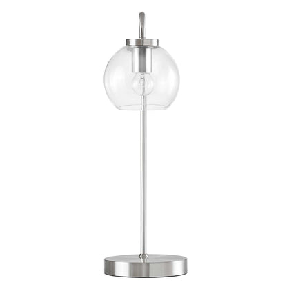 Shiloh Glass Globe and Metal Table Lamp