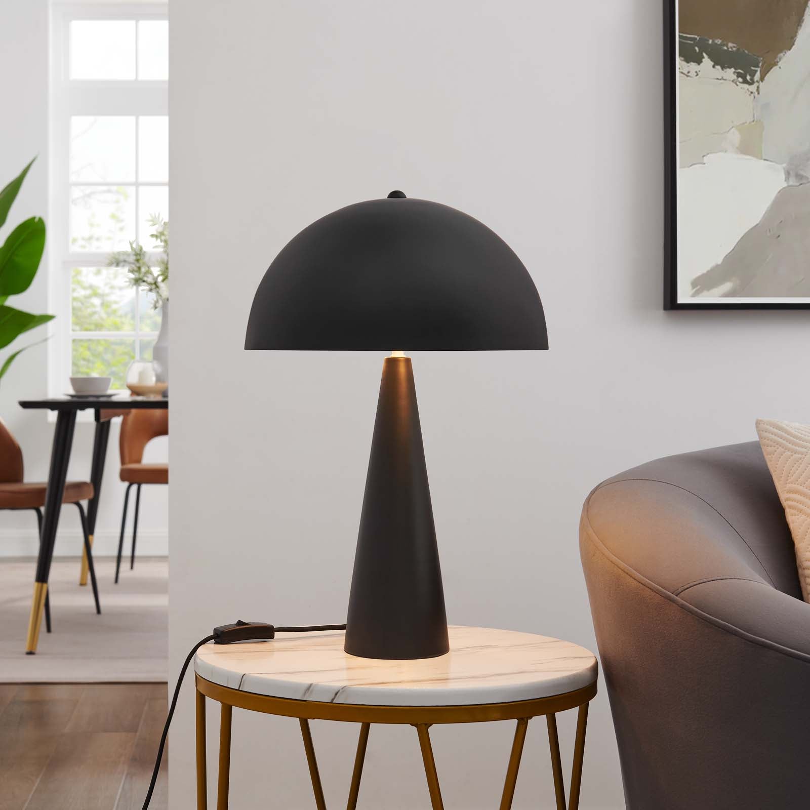 Seirra Two-Light Metal Table Lamp