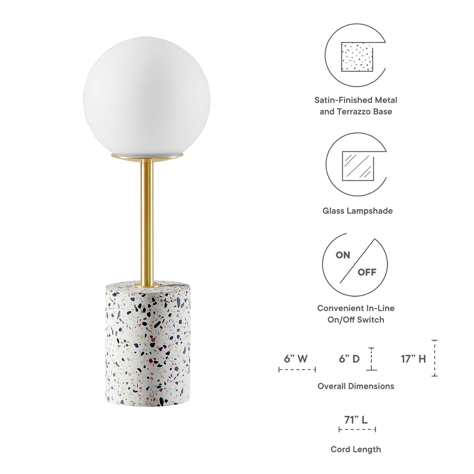 Logia Terrazzo Table Lamp