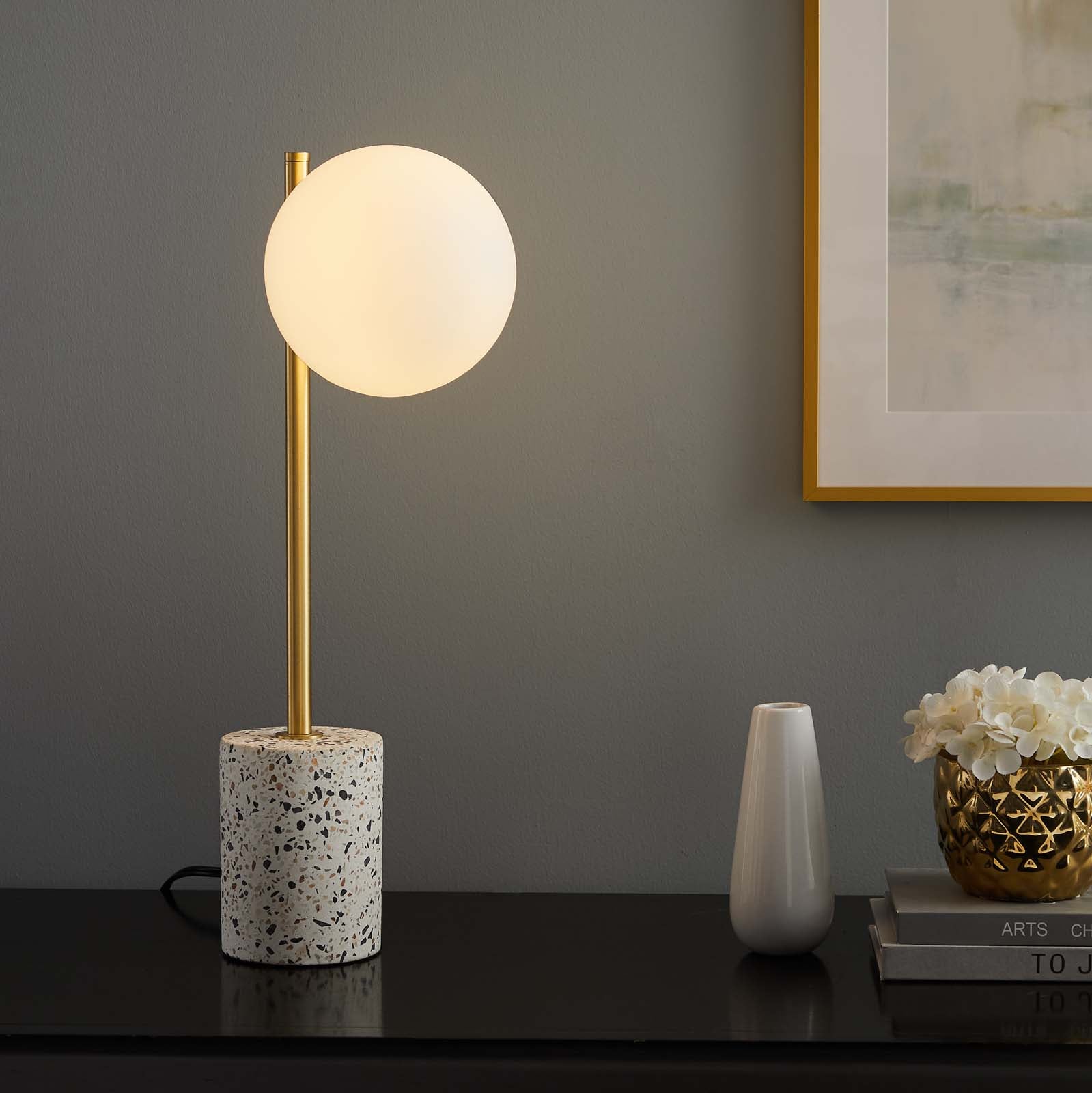 Logia Tall Terrazzo Table Lamp