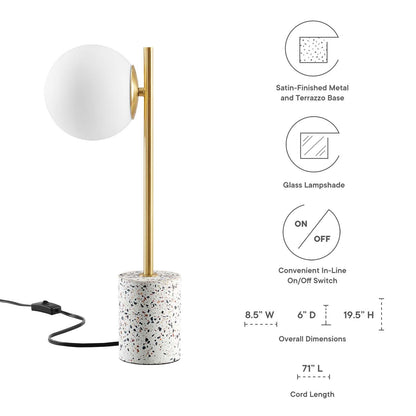 Logia Tall Terrazzo Table Lamp