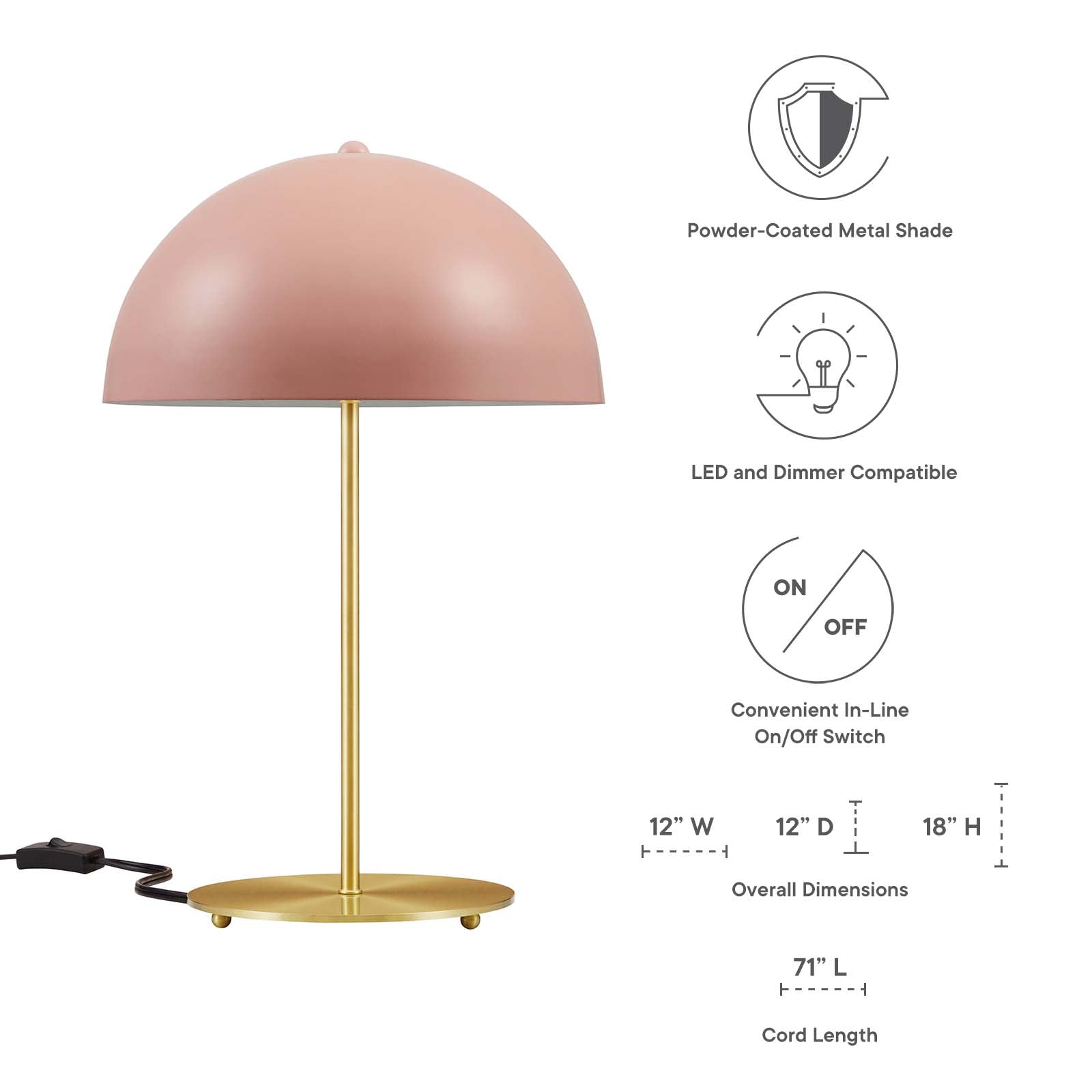 Varri Metal Table Lamp