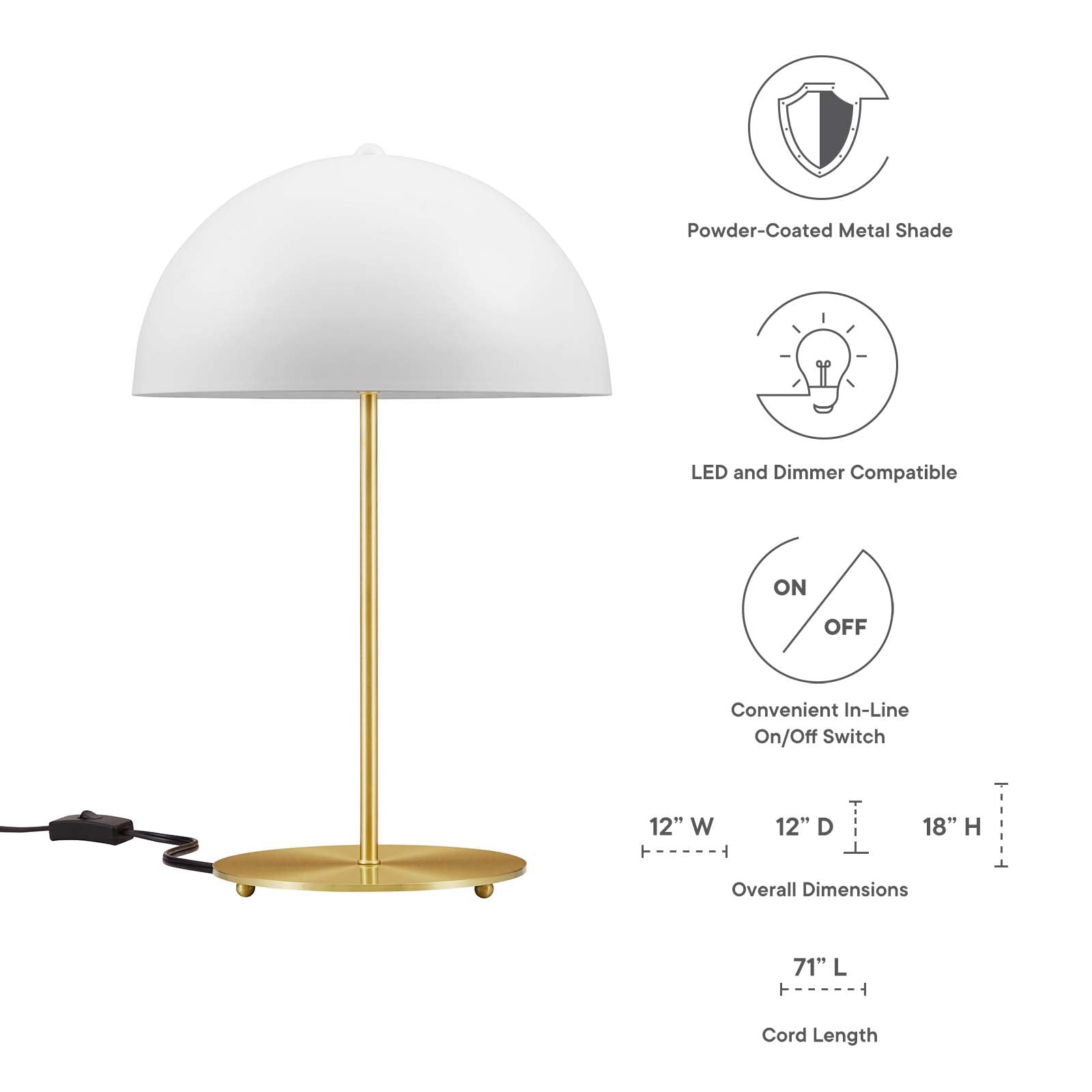 Varri Metal Table Lamp