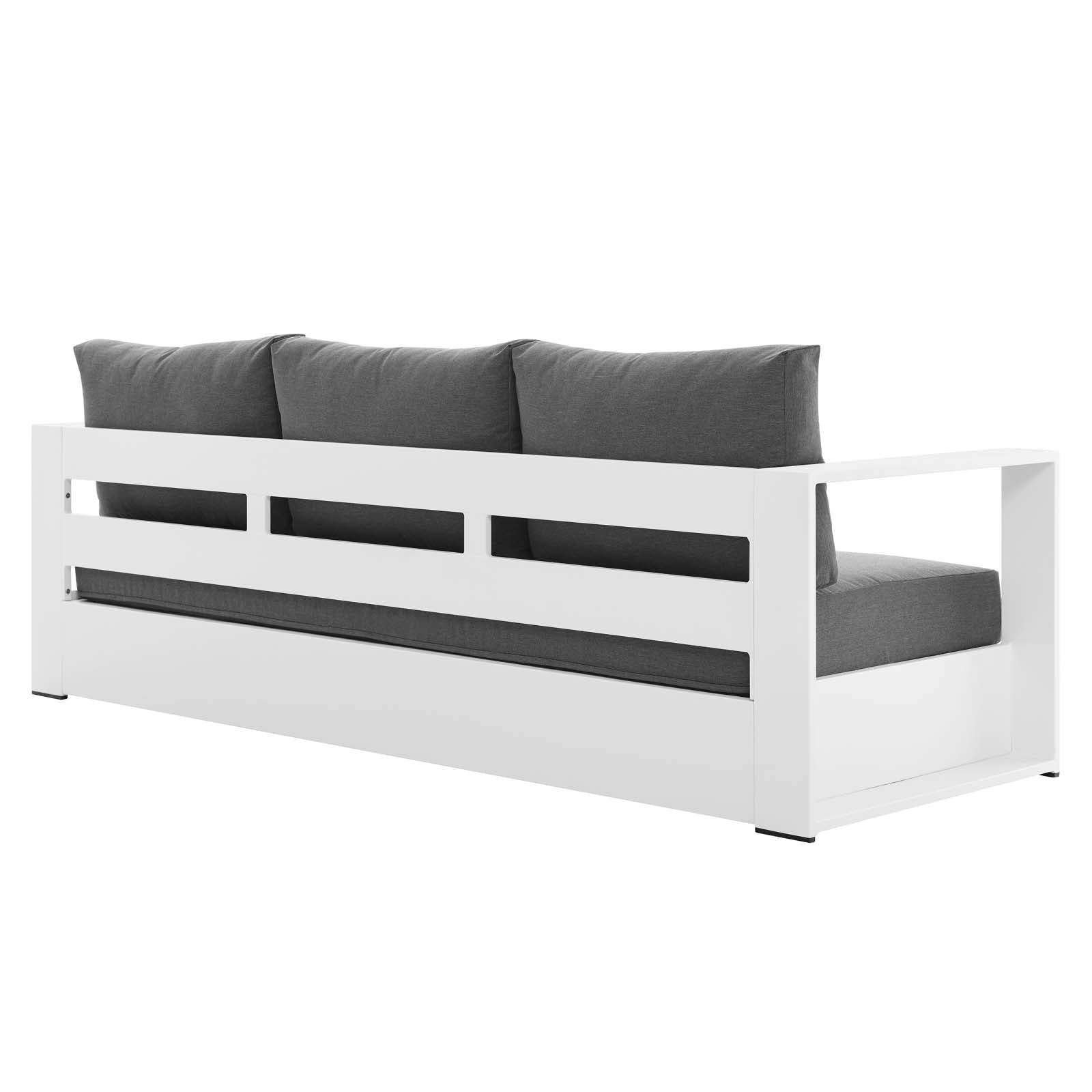 Tammy Outdoor Patio Powder-Coated Aluminum Sofa