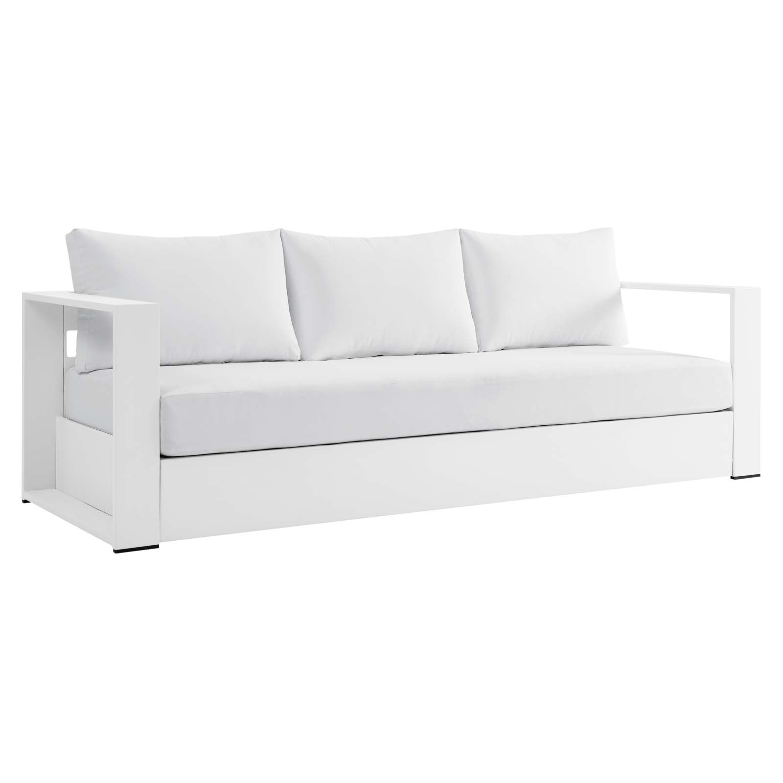 Tammy Outdoor Patio Powder-Coated Aluminum Sofa