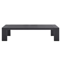 Tammy Outdoor Patio Powder-Coated Aluminum Coffee Table