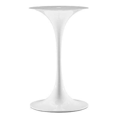 Tulip Style 20" Round Side Table - White Base