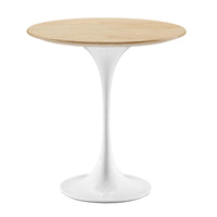 Tulip Style 20" Round Side Table - White Base