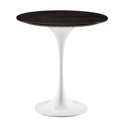 Tulip Style 20" Round Side Table - White Base
