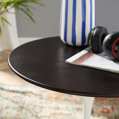 Tulip Style 20" Round Side Table - White Base