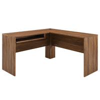 Vallen L-Shaped Wood Office Desk