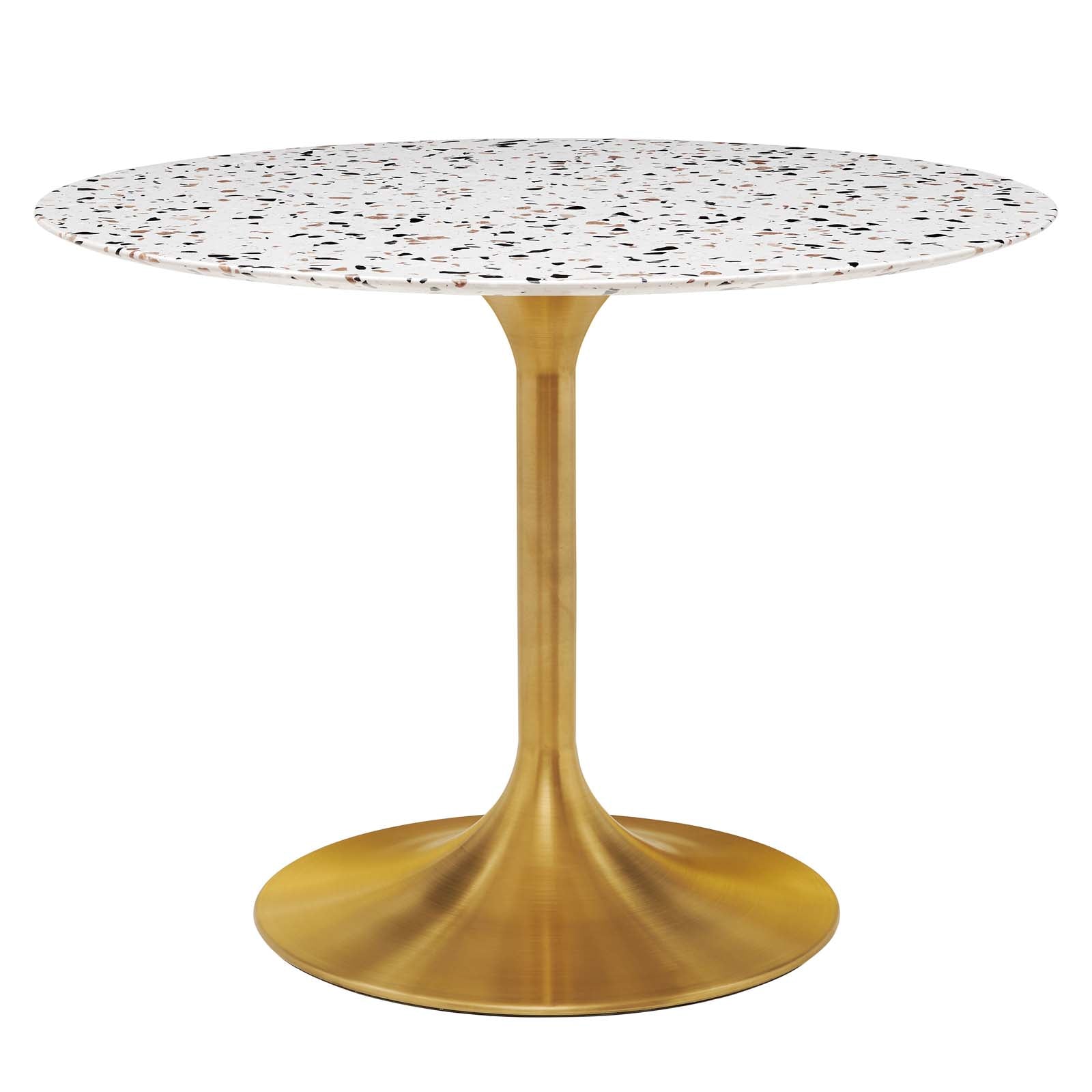 Tulip Style 40" Round Terrazzo Dining Table