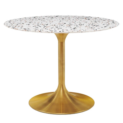 Tulip Style 40" Round Terrazzo Dining Table