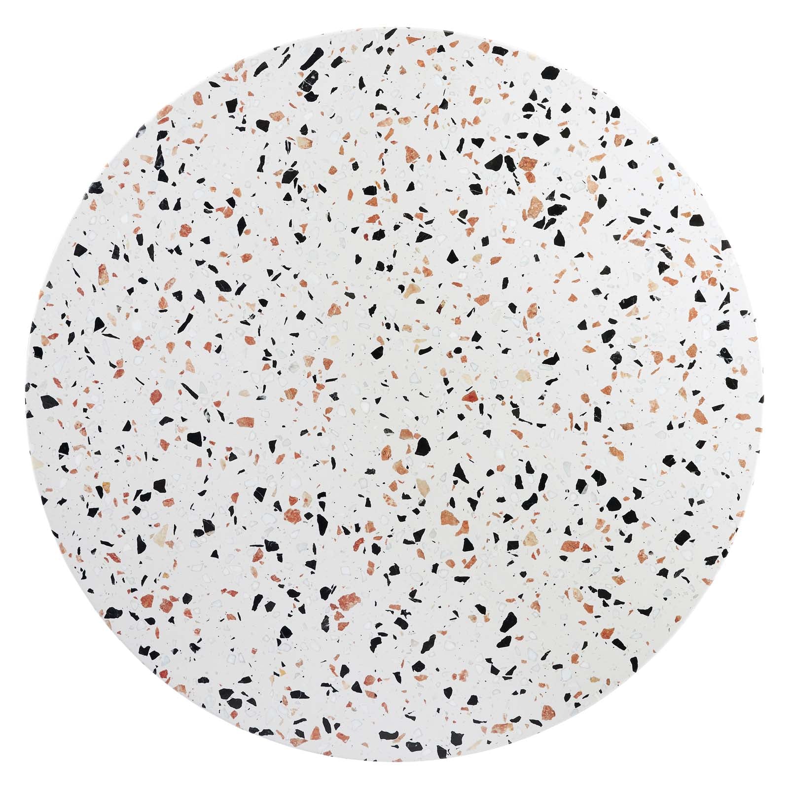 Tulip Style 40" Round Terrazzo Dining Table