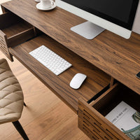 Merit 60" Wall-Mount Wood Office Desk