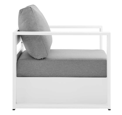 Tammy Outdoor Patio Powder-Coated Aluminum 4-Piece Set